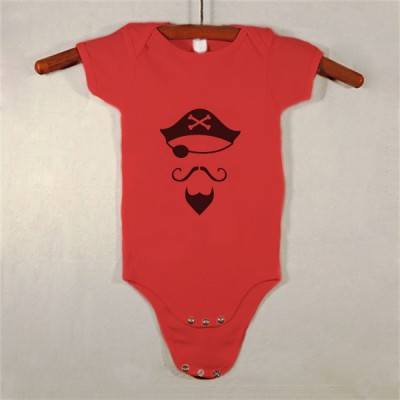Red Onesie with Pirate